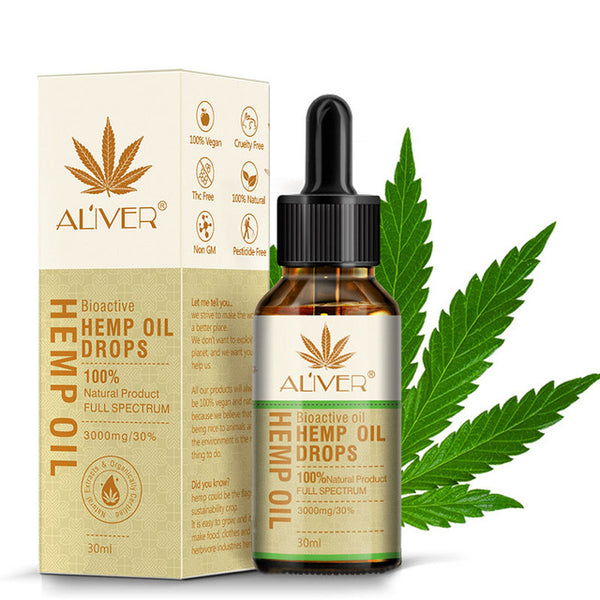 2019 New arrival Essential Oil Hemp Seed Relieve Stress Pain Easy Sleep Body Massage Care Relax Soothing