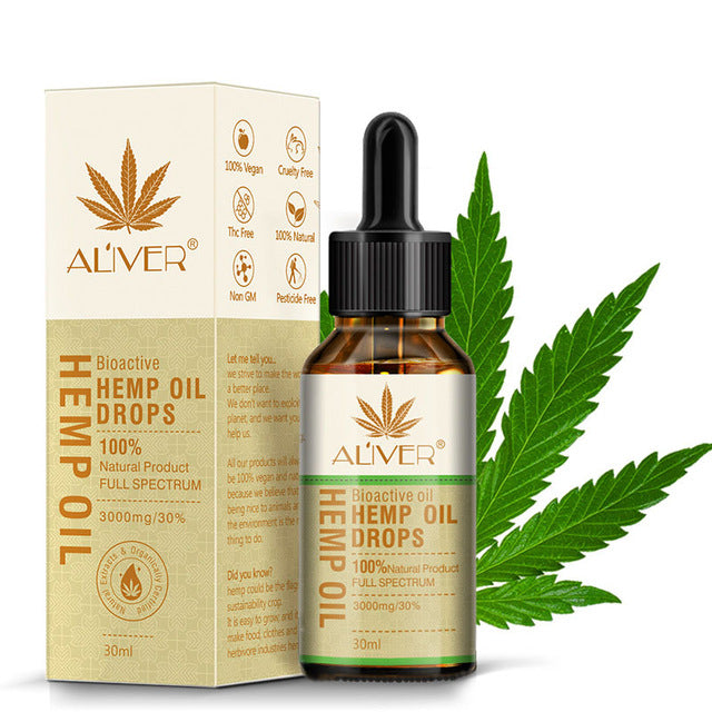 2019 New arrival  Essential Oil Hemp Seed Relieve Stress Pain Easy Sleep Body Massage Care Relax Soothing